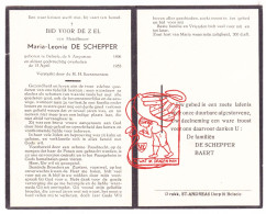 DP Juff. Maria Leonie De Schepper / Baert ° Belsele Sint-Niklaas 1896 † 1953 - Devotion Images