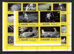 Manama - 3446/ N°308/325 A Espace Space Research Neuf ** MNH 1970 - Manama