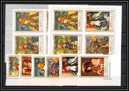 Manama - 3421/ N°56/64 A + Bloc 4 Deluxe Miniature Sheet Renoir Perrfect Set Neuf ** MNH - Manama