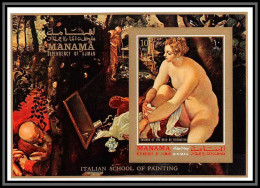 Manama - 3407/ Bloc N°132 B Tintoretto Italian Renaissance Nus Nude Tableau (Painting) Neuf ** MNH Non Dentelé Imperf - Nudes
