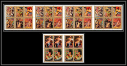 Manama - 3412c/ N°664/671 A Moman Mythology Paintings Nus Nudes Tableau Painting Neuf ** MNH Feuille Sheet RR Rubens - Nudi