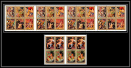 Manama - 3412c/ N°664/671 A Moman Mythology Paintings Nus Nudes Tableau Painting Neuf ** MNH Feuille Sheet RR Rubens - Manama