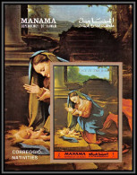 Manama - 3400/ N°225 B Correggio Adoration Of The Child Tableau (Painting) Neuf ** MNH Non Dentelé Imperf 1972 - Manama