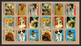 Manama - 3243a Bloc N° A/H 944 A Chiens Et Chats (chien Dog Cats And Dogs) Feuille Complete (sheet) - Hauskatzen