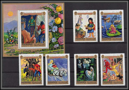 Manama - 3174h/ N° 893/898 A + Bloc 173 A Contes Fairy Tales Andersen ** MNH  - Contes, Fables & Légendes