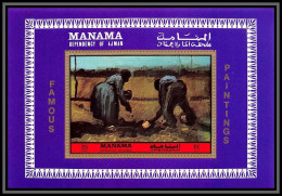 Manama - 3172/ Bloc N° 212 A VAN GOGH Peinture Tableaux Paintings ** MNH  - Manama