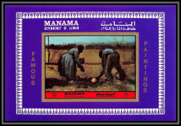 Manama - 3172/ Bloc N° 212 A VAN GOGH Peinture Tableaux Paintings ** MNH  - Impressionisme