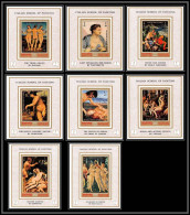 Manama - 3405/ N°646/653 Italian Renaissance Nus Nude Tableau (Painting) Neuf ** MNH Deluxe Miniature Sheet - Nudes