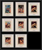 Manama - 3163b/ N° 600/607 Greek Mythology Tableau (Painting) Deluxe Miniature Sheets - Naakt