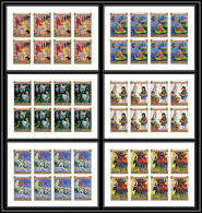 Manama - 3174a/ N° 893/898 B Contes Fairy Tales Andersen ** MNH Feuille Complete (sheet) Non Dentelé Imperf - Fiabe, Racconti Popolari & Leggende