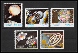 Sharjah - 2069/ N° 1000/1004 A Espace Space Space Research Mars Station Probe 1972 ** MNH  - Asia