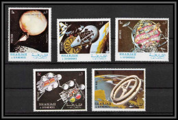 Sharjah - 2069/ N° 1000/1004 A Espace Space Space Research Mars Station Probe 1972 ** MNH  - Sharjah