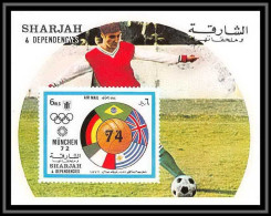 Sharjah - 2060/ N° 122 FOOTBALL (soccer) Munich Jeux Olympiques (olympic Games) 1970/1972 ** MNH - Schardscha