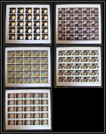Sharjah - 2069D/ N° 1000/1004 A Espace Space Space Research Mars Station Probe 1972 ** MNH Feuille Complete (sheet) - Schardscha