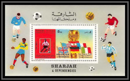 Sharjah - 2051b/ Bloc N° A 65 A Gris Football Soccer Wold Championship MEXICO 1970 ** MNH  - Zonder Classificatie