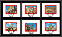 Sharjah - 2039/ N°1228/1233 Baalbeck Palmyra Jerash Jerusalem Najaf Cities Middle East Deluxe Blocs Used  - Archéologie
