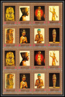 Sharjah - 1717 Bloc Tutankhamun Toutânkhamon Egypte Egyptian Art Pharaon Non Adopté ** MNH 1972 Egypt - Egyptology