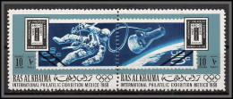 Ras Al Khaima - 749c N°299/300 A Efimex 68 Espace (space) NASA 5 USA (930/391) Mexico 1968 Espace Space ** MNH - Ras Al-Khaimah