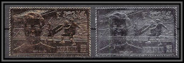 Ras Al Khaima - 708/ N° A/B 751 A EUROPEAN Football Players Gerd Muller Soccer Neuf ** MNH Timbres OR Gold Stamps Silver - Ras Al-Khaima
