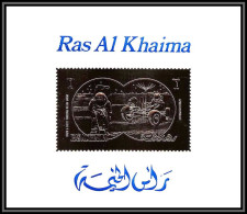 Ras Al Khaima - 672/ Bloc N°148 Apollo 15 Timbres OR Gold Stamps Espace (space) Neuf ** MNH - Ras Al-Khaimah