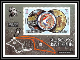 Ras Al Khaima - 668/ Bloc N°103 Apollo 15 Espace Space Research Neuf ** MNH - Ras Al-Khaimah