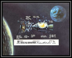 Ras Al Khaima - 663/ N° B 95 B EXPLOSION OF APOLLO 13 Non Dentelé Imperf Espace (space) Neuf ** MNH - Ras Al-Khaimah