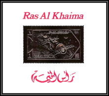 Ras Al Khaima - 641/ Bloc N° B 101 Espace (space Research 1971) OR (gold Stamps) Neuf ** MNH - Ra's Al-Chaima