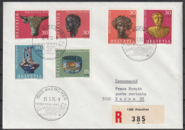 Schweiz: 1986, R- Fernbrief In MiF, SoStpl. AVENCHES Nach Bern - Postmark Collection