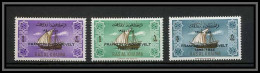 Ras Al Khaima - 578 - N° 27/29 Arab Dhow Surchargé Frankin D. Roosevelt 1965 Bateau Boat Surcharge Overprint  - Ras Al-Khaimah