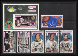 Ras Al Khaima - 576 N° 738/743 A + Bloc 131 A APOLLO 16 - 1972 Espace (space) ** MNH - Ras Al-Khaimah