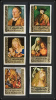 Ras Al Khaima - 562 - N° 579/584 B Albrecht Dürer Peinture Tableaux Paintings Non Dentelé Imperf ** MNH - Autres & Non Classés