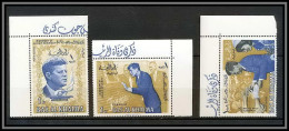 Ras Al Khaima - 555 - N° 9/11 John Fitzgerald Kennedy Espace (space) John Glenn Coin De Feuille - Kennedy (John F.)