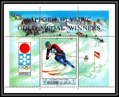 Ras Al Khaima - 548/ N°99 A Jeux Olympiques (olympic Games) Sapporo Japon Japan 1972 Neuf ** MNH Overprint (surchargé) - Winter 1972: Sapporo