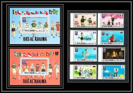 Ras Al Khaima - 565 - 519/526 + Bloc N° 96/97 A Scout Scouting Japon Japan Jamboree 1971 - Unused Stamps