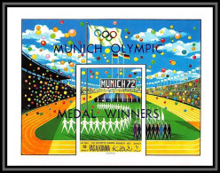 Ras Al Khaima - 539/ N° 100 B Jeux Olympiques (olympic Games) Munich 72 Overprint Neuf ** MNH Non Dentelé Imperf - Ete 1972: Munich