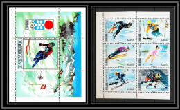 Ras Al Khaima - 531b/ N° 377/382 A + Bloc 85a Jeux Olympiques (olympic Games) Sapporo 72 1972 Neuf ** MNH  - Hiver 1972: Sapporo