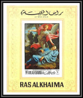 Ras Al Khaima - 516c/ N° 83 B Peinture Paintings Easter 1970 Champaigne Le Reve D'elie Neuf ** MNH Non Dentelé Imperf - Ras Al-Khaimah