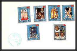 Yemen Royaume (kingdom) - 4133 N°878/883 A Apollo Fcd Lettre Cover History Of Outer Space Espace 1969 - Azië