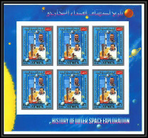 Yemen Royaume (kingdom) - 4125/ N°872 B Gemini 3 Grissom Young ** MNH History Of Outer Space Espace Non Dentelé Imperf - Asie