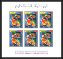 Yemen Royaume (kingdom) - 4111/ N°890 B Futuristic Space Station Neuf ** MNH History Of Outer Espace Non Dentelé Imperf - Yémen