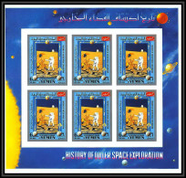 Yemen Royaume (kingdom) - 4103/ N°886 B Apollo 12 Bean On The Moon ** MNH History Of Space Espace Non Dentelé Imperf - Yemen