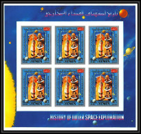 Yemen Royaume (kingdom) - 4096/ N°882 B Apollo 10 Young Stafford Neuf ** MNH History Of Space Espace Non Dentelé Imperf - Yemen