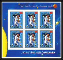 Yemen Royaume (kingdom) - 4089/ N°876 B Gemini 11 Conrad Gordon Neuf ** MNH History Of Space Espace Non Dentelé Imperf - Yemen
