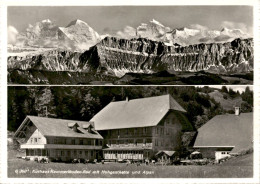 Kurhaus Kemmeriboden-Bad Mit Hohgantkette Und Alpen - 2 Bilder (3601) - Schangnau