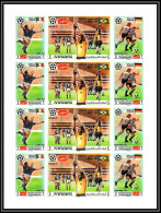 Yemen Royaume (kingdom) - 4051d 1150/1152 B Football Soccer Pelé Mexico 1970 ** MNH Feuille Sheet Non Dentelé Imperf - Jemen