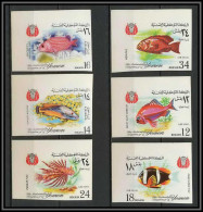 Yemen Royaume (kingdom) - 4028a/ N° 397 / 402 B Poissons (Fish) Non Dentelé Imperf ** MNH  - Pesci