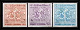 Yemen Royaume (kingdom) - 4024d/ N° 72/74 B Jeux Olympiques (olympic Games) TOKYO 1964 Cote 20 Euros ** MNH  - Yemen