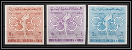 Yemen Royaume (kingdom) - 4024d/ N° 72/74 B Jeux Olympiques (olympic Games) TOKYO 1964 Cote 20 Euros ** MNH  - Sommer 1964: Tokio