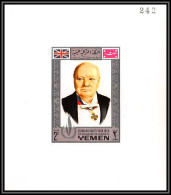 Yemen Royaume (kingdom) - 4017/ N° 107 Churchill Churchill Deluxe Miniature Sheets ** MNH  - Sir Winston Churchill