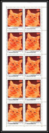Yemen Royaume (kingdom) - 4009/ N°997 A Chats Chat Persan Persian Cat Cats ** MNH 1970 DISCOUNT Feuille Complete Sheet - Jemen